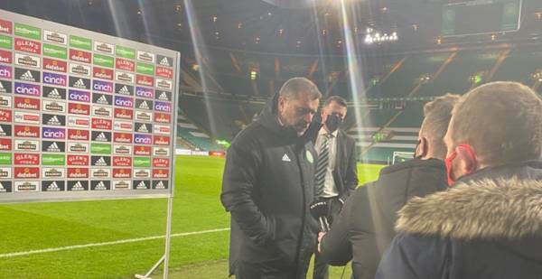 The Celtic Star asks Ange about the Aberdeen penalty and rounding off the tribute to Bertie with a win