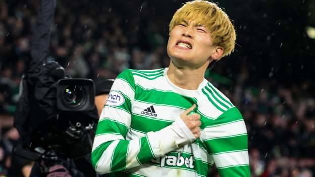 Celtic 1-0 Hearts: Contentious Kyogo goal gives home side victory