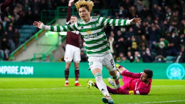 Celtic seal the three points against Hearts thanks to Kyogo strike