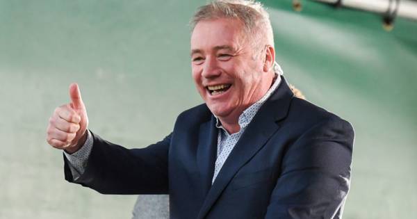 Ally McCoist pulls up Celtic pal Alan Brazil as Rangers legend comes prepared for Amazon themed penalty dig