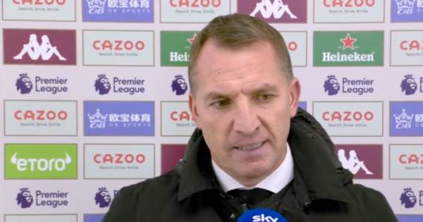 Steven Gerrard leaves Brendan Rodgers burst as Leicester boss searches for words after Aston Villa loss