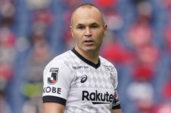 Andres Iniesta pictured with Celtic transfer target as rumours grow