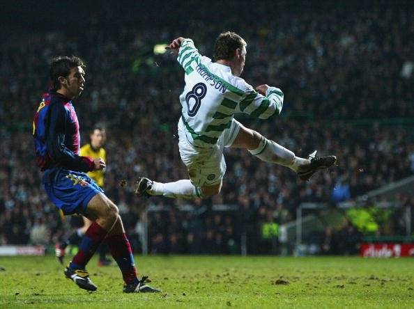 When was the last time Barcelona played in the Europa League? Celtic record now at risk