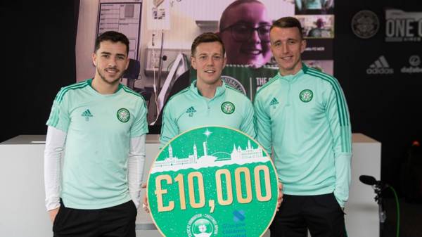 Celtic squad’s virtual visit to kids at Glasgow Children’s Hospital