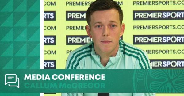 “The football is getting rave reviews, everyone’s enjoying it. It’s a joy to play in,” Callum McGregor