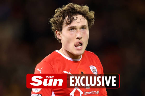 Celtic lining up transfer swoop for Barnsley’s Callum Styles as Hoops hunt new long-term left-back