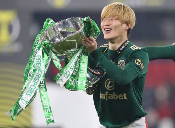 Kyogo sends beautiful message to Celtic fans after League Cup win