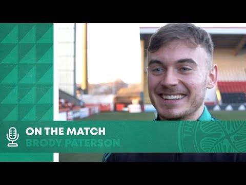 Brody Paterson On The Match | Celtic B 4-1 Bo’ness United