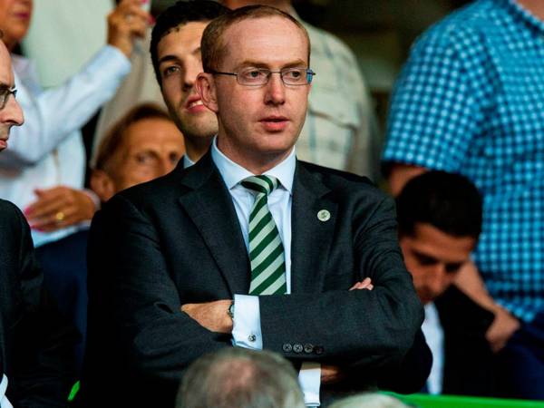 Michael Nicholson off to a flyer as Celtic Chief Executive