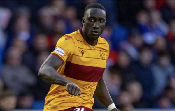 Celtic linked with Motherwell’s Bevis Mugabi, according to report