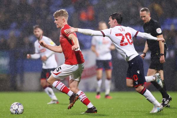 Video: Watch Celtic loan Bhoy Scott Robertson score an absolute stunner for Crewe