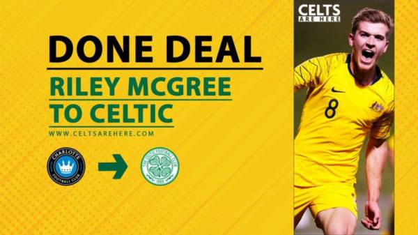 Riley McGree Signs for Celtic – Latest