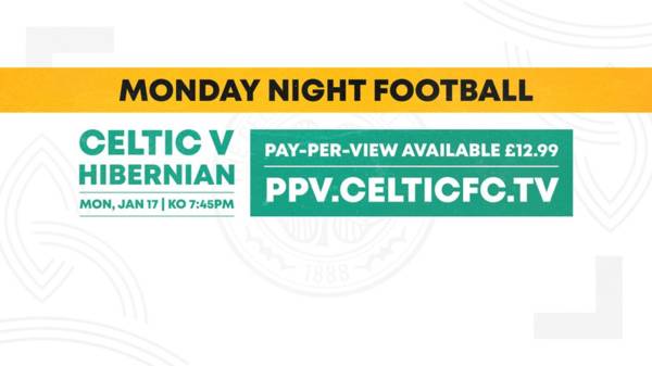 StreamDigital Pay-per-view available in UK & Ireland for Celtic v Hibs