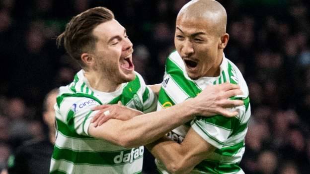 Celtic 2-0 Hibernian: Daizen nets on debut as hosts sweep aside Maloney’s men