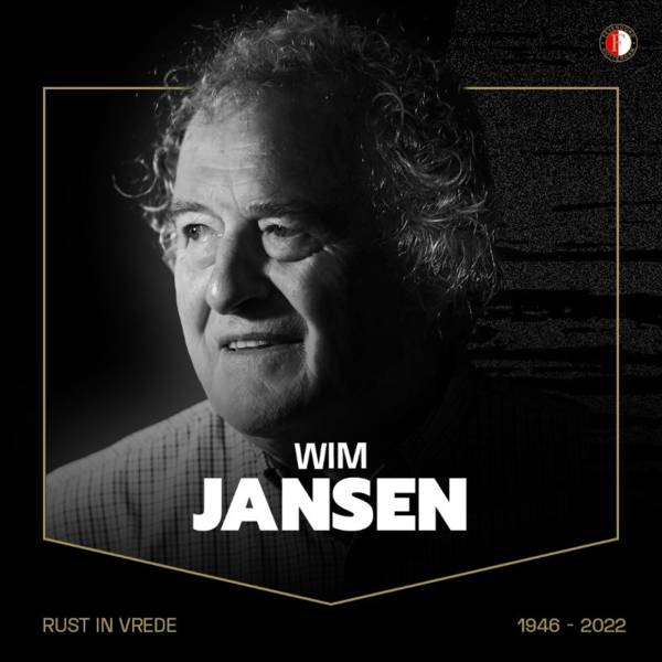 Feyenoord confirm sad news that Wim Jansen has passed away