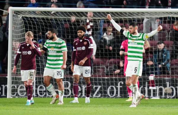 Celtic survive second-half scare to win at Hearts and keep pressure on Rangers