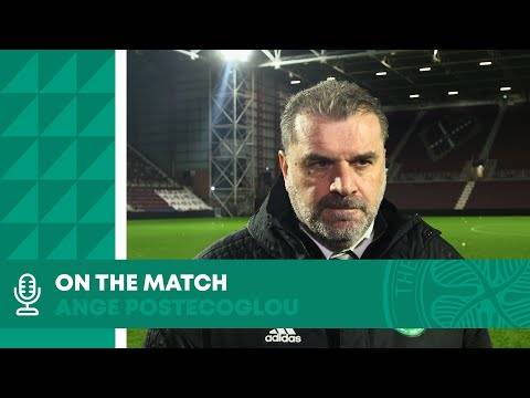 Ange Postecoglou On The Match | Hearts 1-2 Celtic