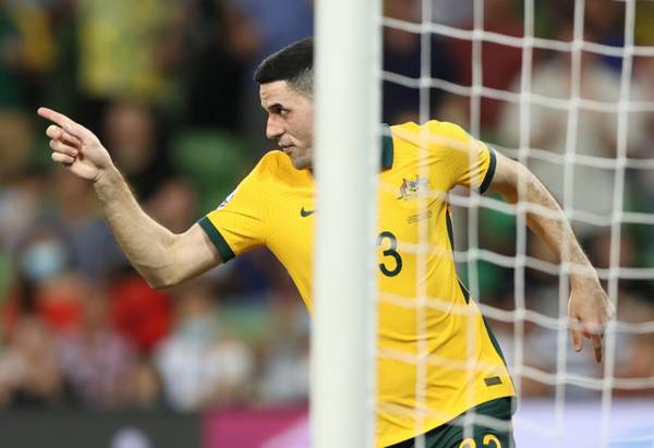 Australia supporters revel in Celtic man Tom Rogic’s sublime display