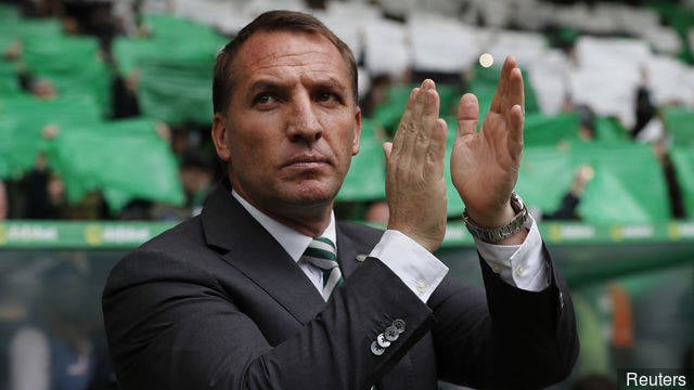 Brendan Rodgers Makes Surprise Celtic Appearance