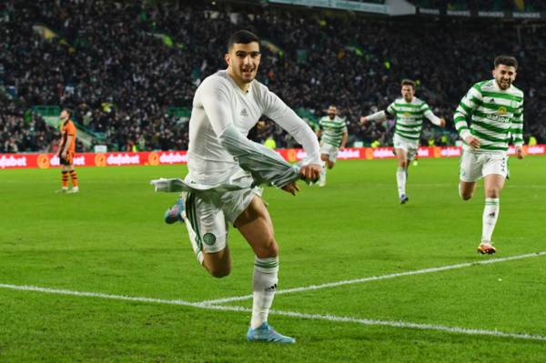 Class footage of supporter scenes after Liel Abada Celtic strike emerges; what a moment