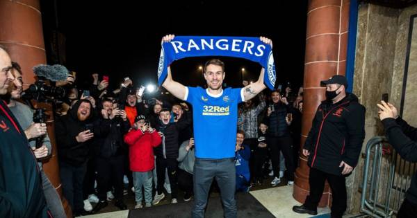 Aaron Ramsey makes Rangers debut admission as star signing faces uphill battle to be fit for Celtic clash