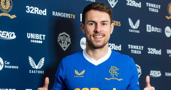 Aaron Ramsey misses Rangers squad for Celtic showdown but key defender returns