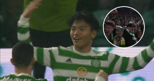 Celtic Fans Salute New Hero Reo Hatate After O** F*** Brilliance