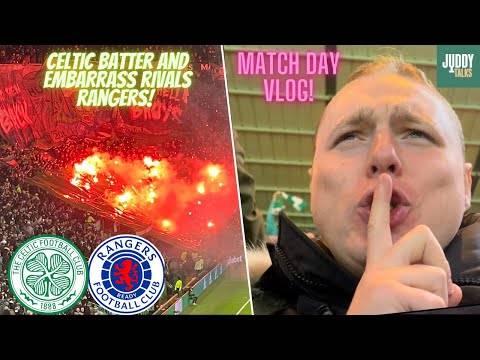 Celtic Destroy Rangers! | Reo Hatate is a Japanese Superstar🇯🇵 | Celtic 3-0 Rangers Match Day Vlog