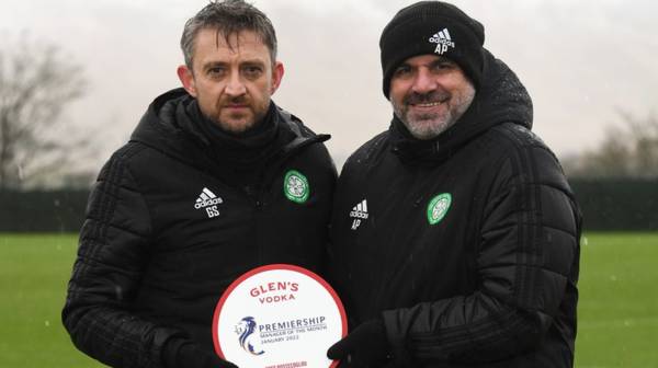 Ange Postecoglou is Premiership Manager of the Month for January