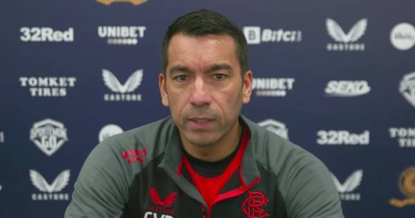 Every word of Gio van Bronckhorst’s Rangers press conference as Aaron Ramsey Hearts debut chances laid bare