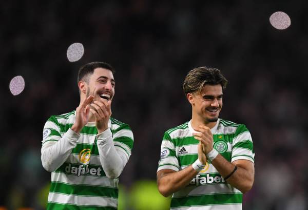 Josip Juranovic reacts to his brilliant new song from the Celtic support