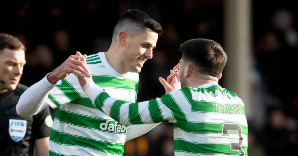 Tom Rogic hits Celtic double as Ange Postecoglou’s side back up Rangers win with thumping victory over Motherwell