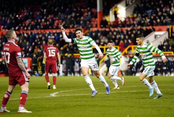 “Definitely happy to get it,” Matt O’Riley on scoring his first Celtic goal