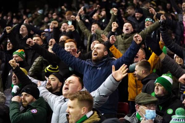 Videos from the back row at Pittodrie, watching Glasgow Celtic putting on a show