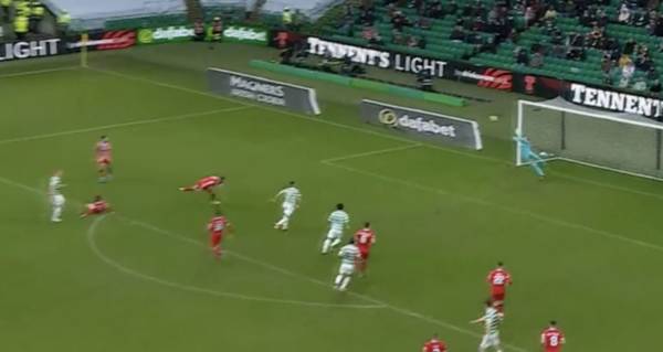 Video: ‘What a goal’, Liam Scales smashes Celtic into the lead