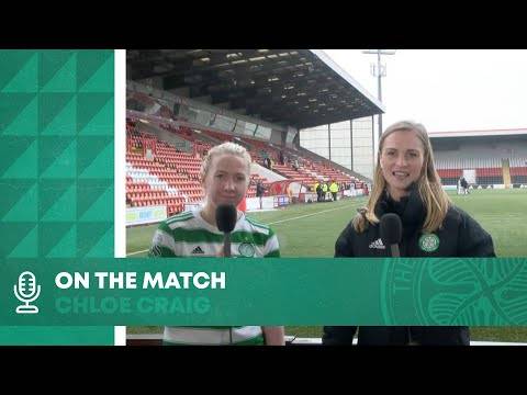 Chloe Craig On The Match | Celtic FC Women 2-1 Rangers | Derby day hero puts Celtic through!