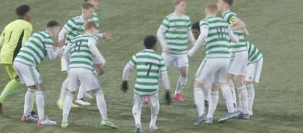 Highlights as Ben Summers nets hat-trick, Celtic FC B 4-0 Vale of Leithen