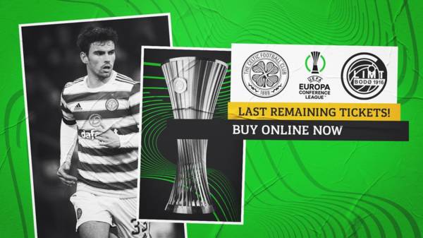 Grab the last remaining tickets for Celtic v Bodø/Glimt