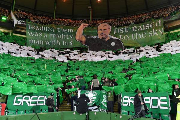 Photo: The Green Brigade unveil Ange Postecoglou display ahead of Celtic vs Bodo/Glimt