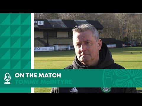 Tommy McIntyre On The Match | Queen’s Park 3-3 Celtic FC B | Glasgow Cup