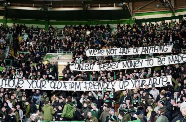 Photo: Celtic and Rangers supporters make Sydney Cup feelings clear