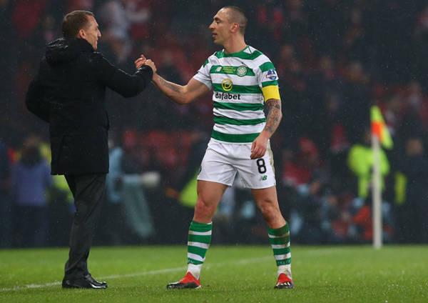 Brendan Rodgers in Scott Brown Leicester Invite