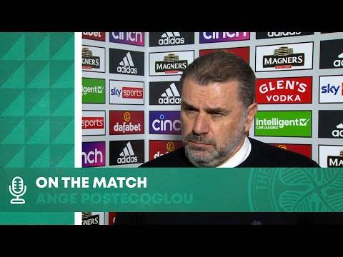 Ange Postecoglou On The Match | Celtic 4-0 Ross County | Giakoumakis Hat-trick!