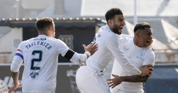 Dundee 1-2 Rangers: Connor Goldson nets late winner to close gap to Celtic