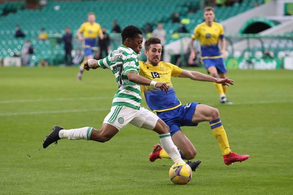 “Right up there”; Celtic and England youngster compares Dembele to Bundesliga stars