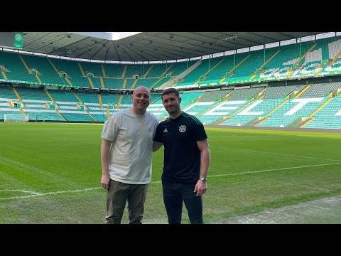 Meeting Anthony Ralston! 🧱 🍀 | Media Day at Paradise | on the Pitch!