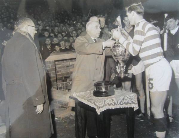 The first of many trophies as Celtic captain for Cesar in Harry Hood’s first Cup Final