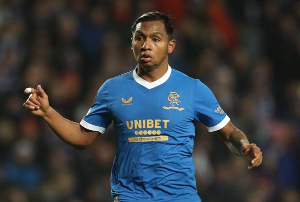 Rangers suffer huge Alfredo Morelos blow before facing Celtic