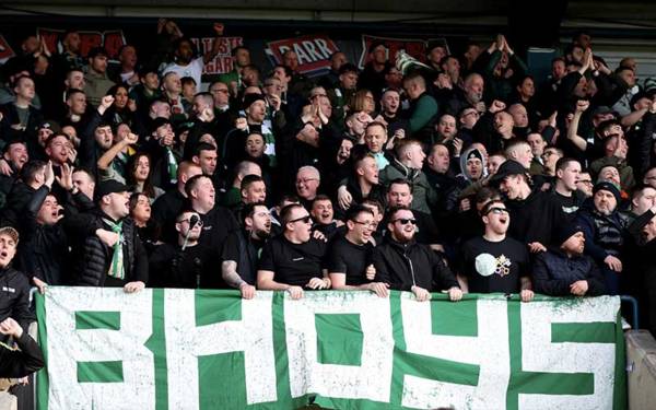 Photo: Fans Gather at Lennoxtown to Cheer on the Team