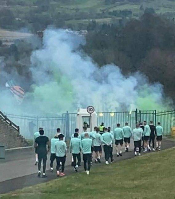 Photo: “We just gave our Celtic squad a sending-off”